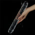 12" FLAWLESS CLEAR DOUBLE DILDO