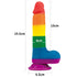 7.5" PRIDE RAINBOW DILDO