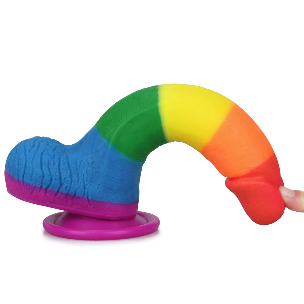 7.5" PRIDE RAINBOW DILDO