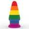6" PRIDE RAINBOW ANAL PLUG