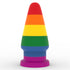 6" PRIDE RAINBOW ANAL PLUG