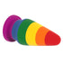 6" PRIDE RAINBOW ANAL PLUG