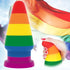 6" PRIDE RAINBOW ANAL PLUG