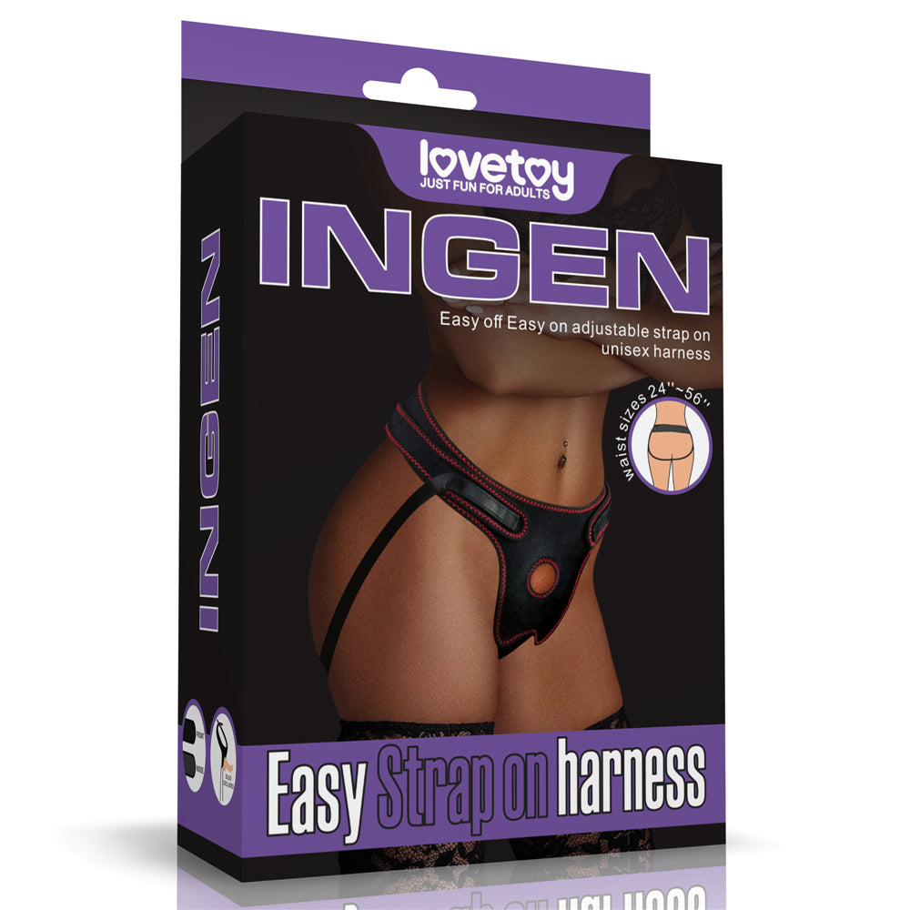 INGEN ADJUSTABLE UNISEX HARNESS BLACK