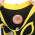 INGEN UNISEX HORNY STRAPON SHORTS BLACK/YELLOW