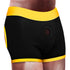 INGEN UNISEX HORNY STRAPON SHORTS BLACK/YELLOW