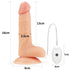 VIBRATING 7IN DILDO EASY STRAPON SET