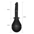 BONDAGE FETISH DELUXE DILDO DOUCHE BLACK