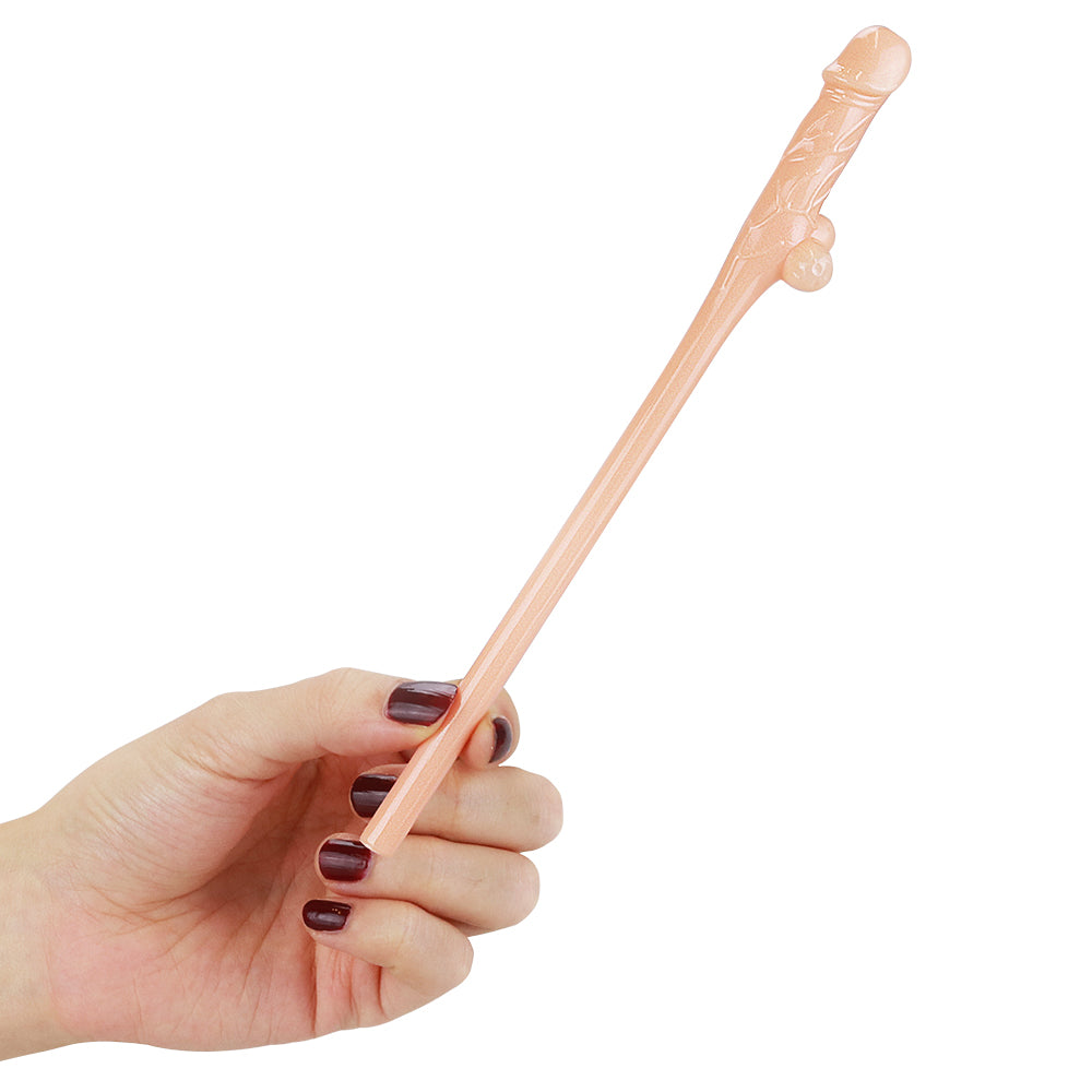 JOKES AND PARTIES WILLY STRAWS WHITE 9PK