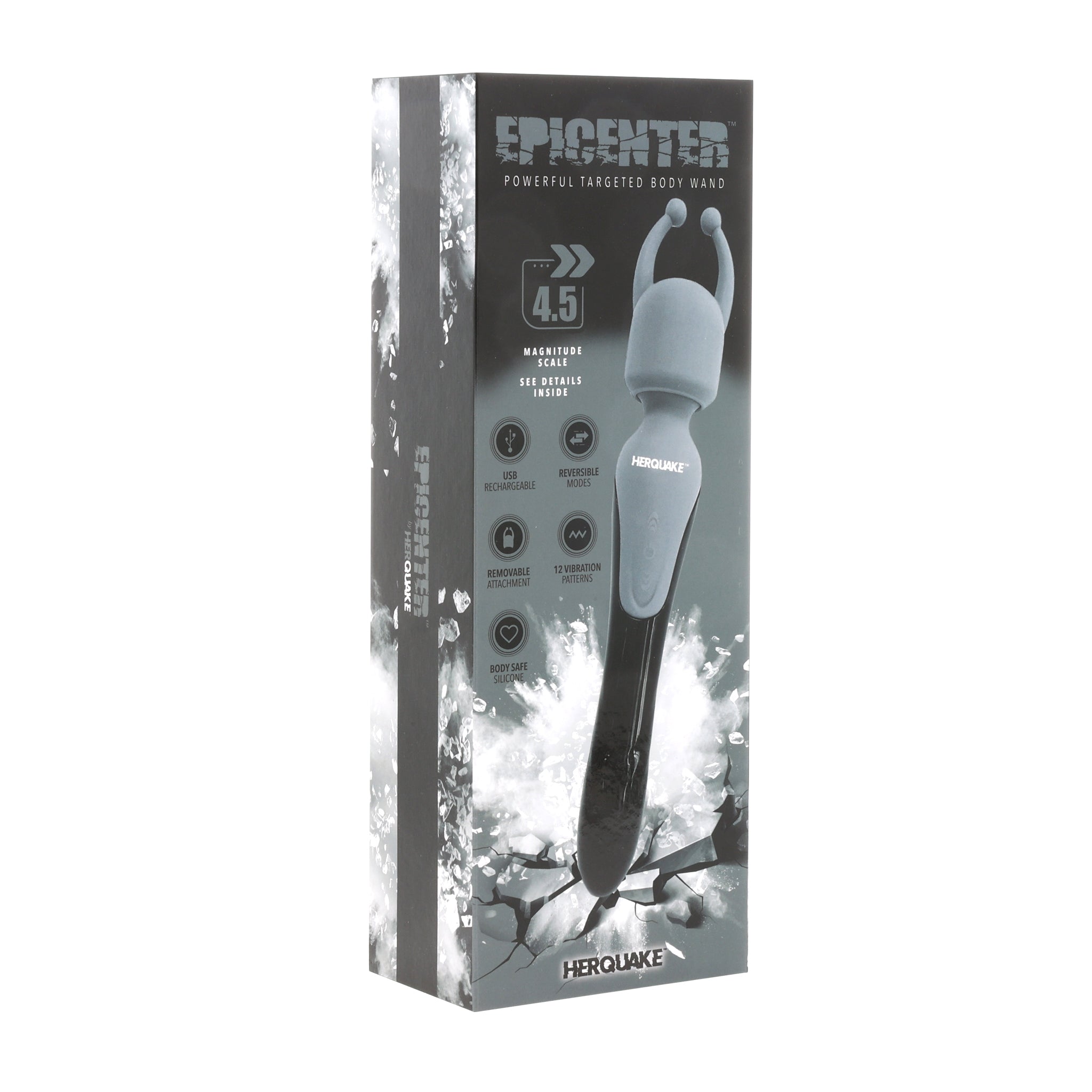Strongest Vibrating Wand with Stimulator Sleeve - The Epicenter Sunset Novelties Strongest Vibrating Wand with Stimulator Sleeve - The Epicenter Sunset Novelties