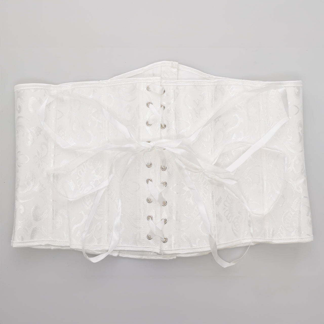 HOLD ME TIGHTER UNDERBUST CORSET WHITE