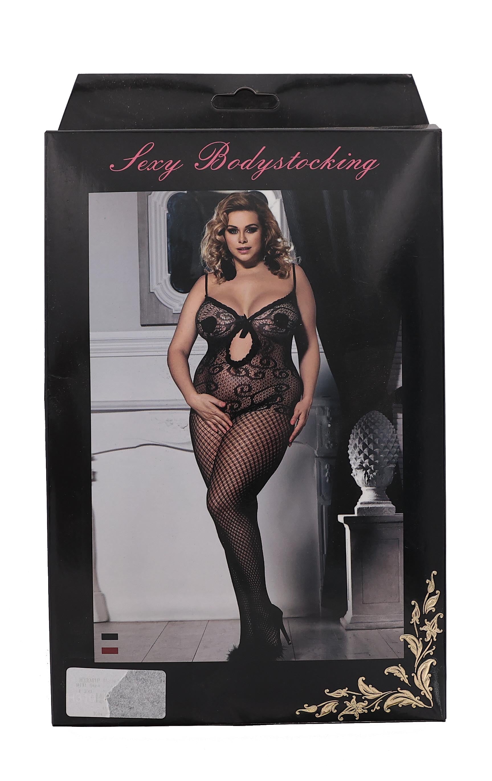 EXTRA SEXY CROCHET FISHNET RED O/S