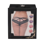 LEAVE ME BEHIND CAGED PANTY ROYAL BLUE