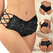 HIGH AND MIGHTY STRAPPY SIDE LACE PANTY BLACK Immense Pleasure Products
