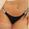 LOVE LETTER RHINESTONE BAND THONG