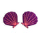 GLITTER SHINE PURPLE SHELL PASTIES