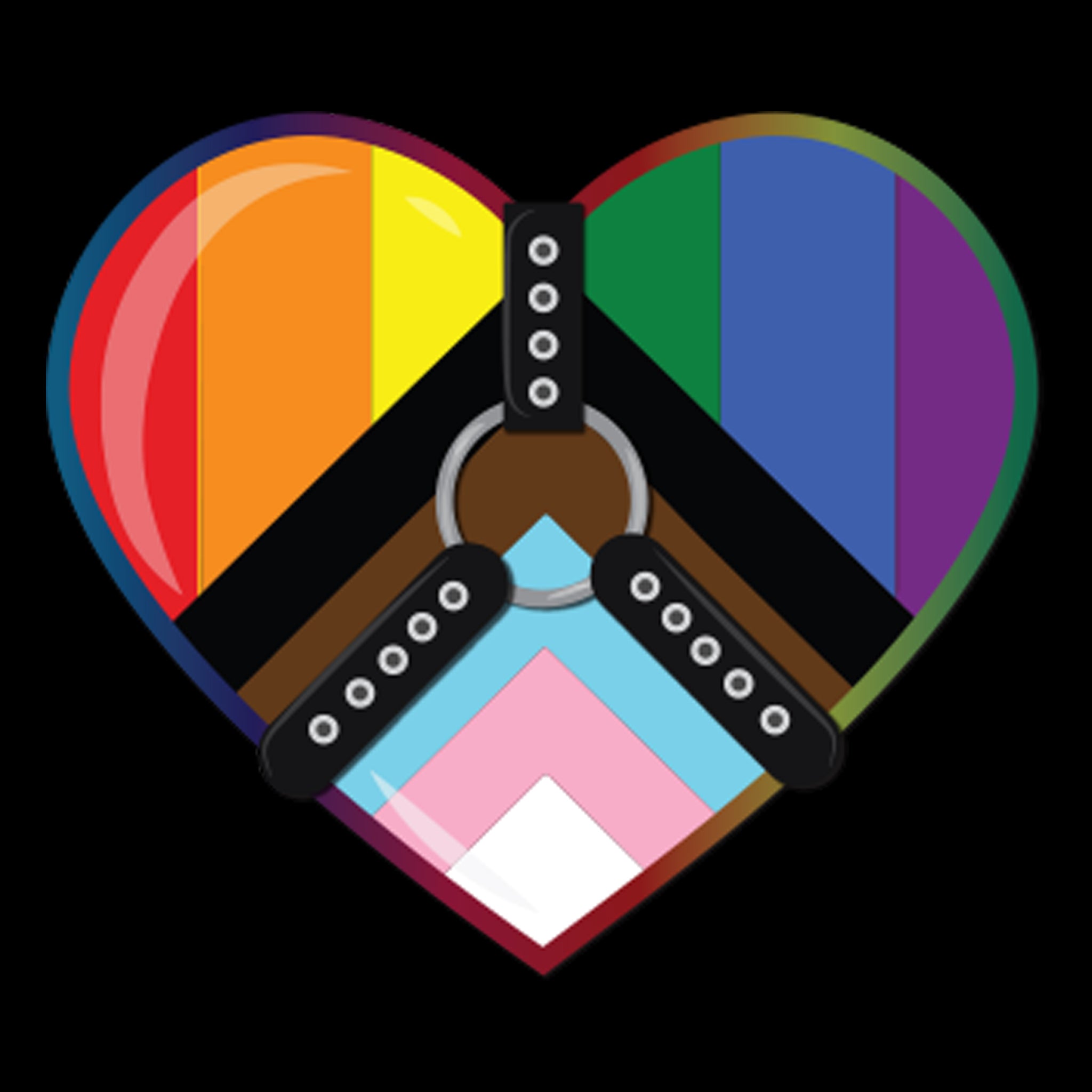 LOVEISLOVE002xBDSM PRIDE-TSHIRT(B)