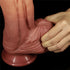 10IN KING SIZED DUAL LAYERED PLATINUM SILICONE COCK