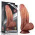 10IN KING SIZED DUAL LAYERED PLATINUM SILICONE COCK