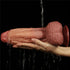 10IN KING SIZED DUAL LAYERED PLATINUM SILICONE COCK