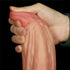 10IN KING SIZED DUAL LAYERED PLATINUM SILICONE COCK