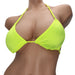 REGULAR TRI TOP BRA NEON YELLOW