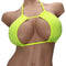 NEON YELLOW KEYHOLE TOP