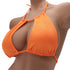 NEON GREEN KEYHOLE TOP