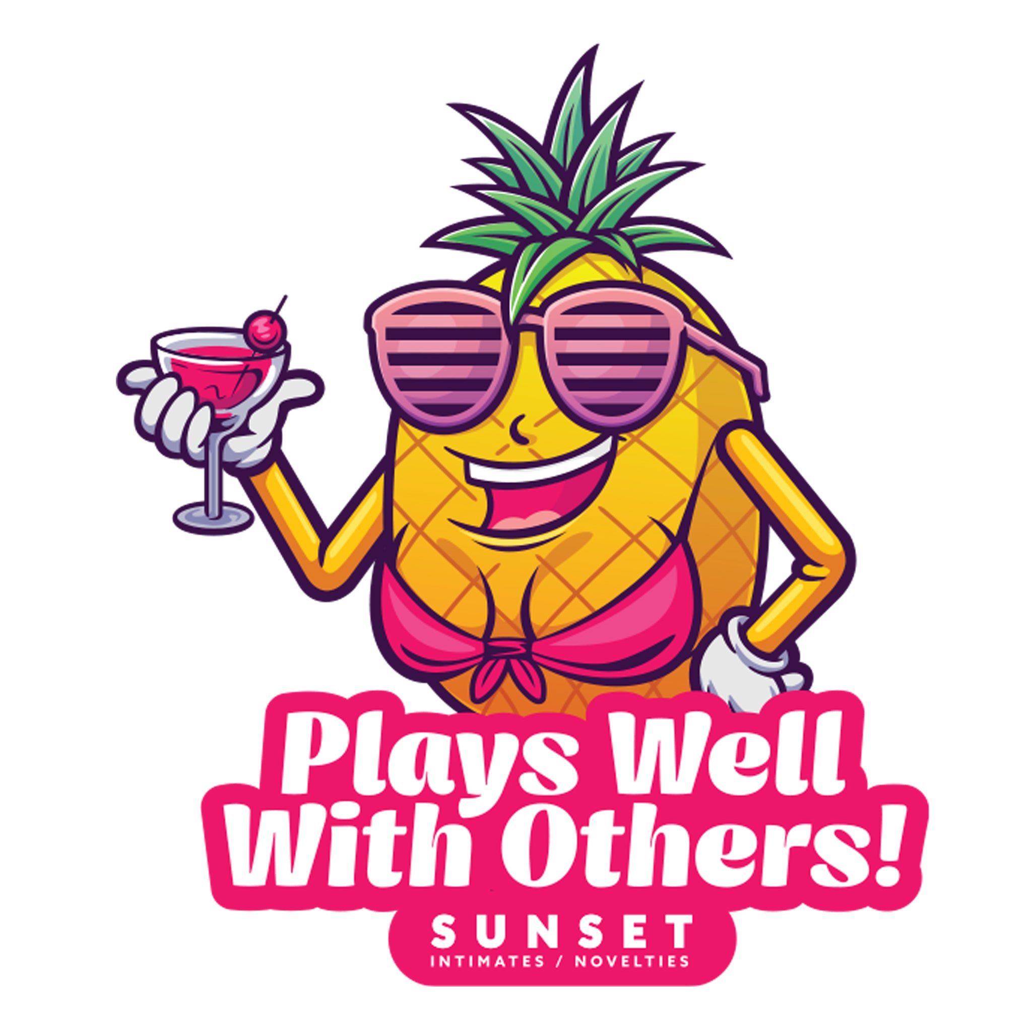 PLAYS WELL WITH OTHERS001-TSHIRT (W)