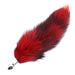 FOX TAIL RED/BLACK - Sunset Novelties