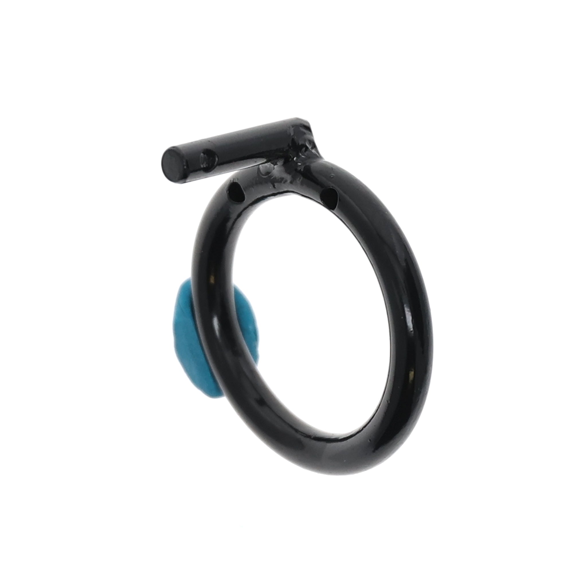 CHASTITY C-CAGE SPIRAL BLACK 4IN