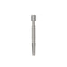 URETHRAL STAINLESS 4.5IN BEADED WITH CUM THRU - Sunset Novelties