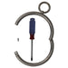 COLLAR STAINLESS ROUNDED WITH SCREW LOCK 53X