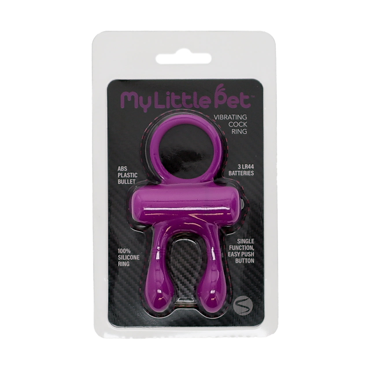 Vibrating Cock Ring with Clit Tickler - My Little Pet Sunset Novelties Vibrating Cock Ring with Clit Tickler - My Little Pet Sunset Novelties