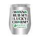 LUCKYCHARM003-2025 12oz WINE TUMBLER - ASST COLOR Sunset Intimates