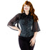COTTON FS CORSET - BLACK/WHITE
