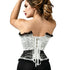 COTTON FS CORSET - WHITE/BLACK