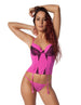 Lace Bustier and Thong Set