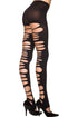 Big Ripped Opaque Spandex Stirrup Leggings