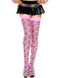 Pink and Black Zebra Stocking, One Size