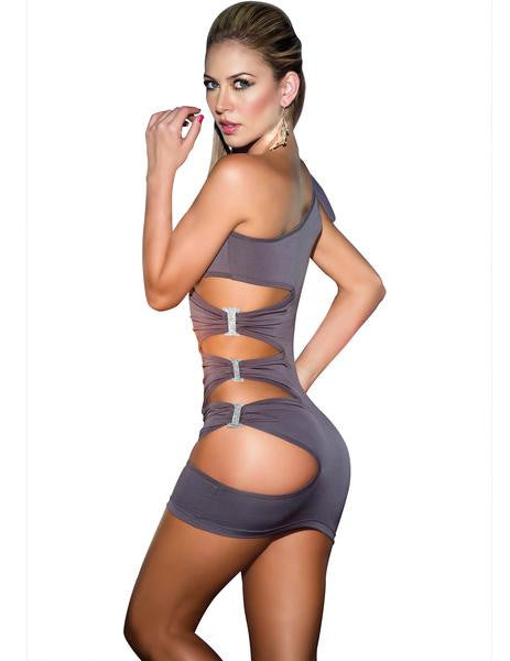 Swingers One Shoulder Mini Dress