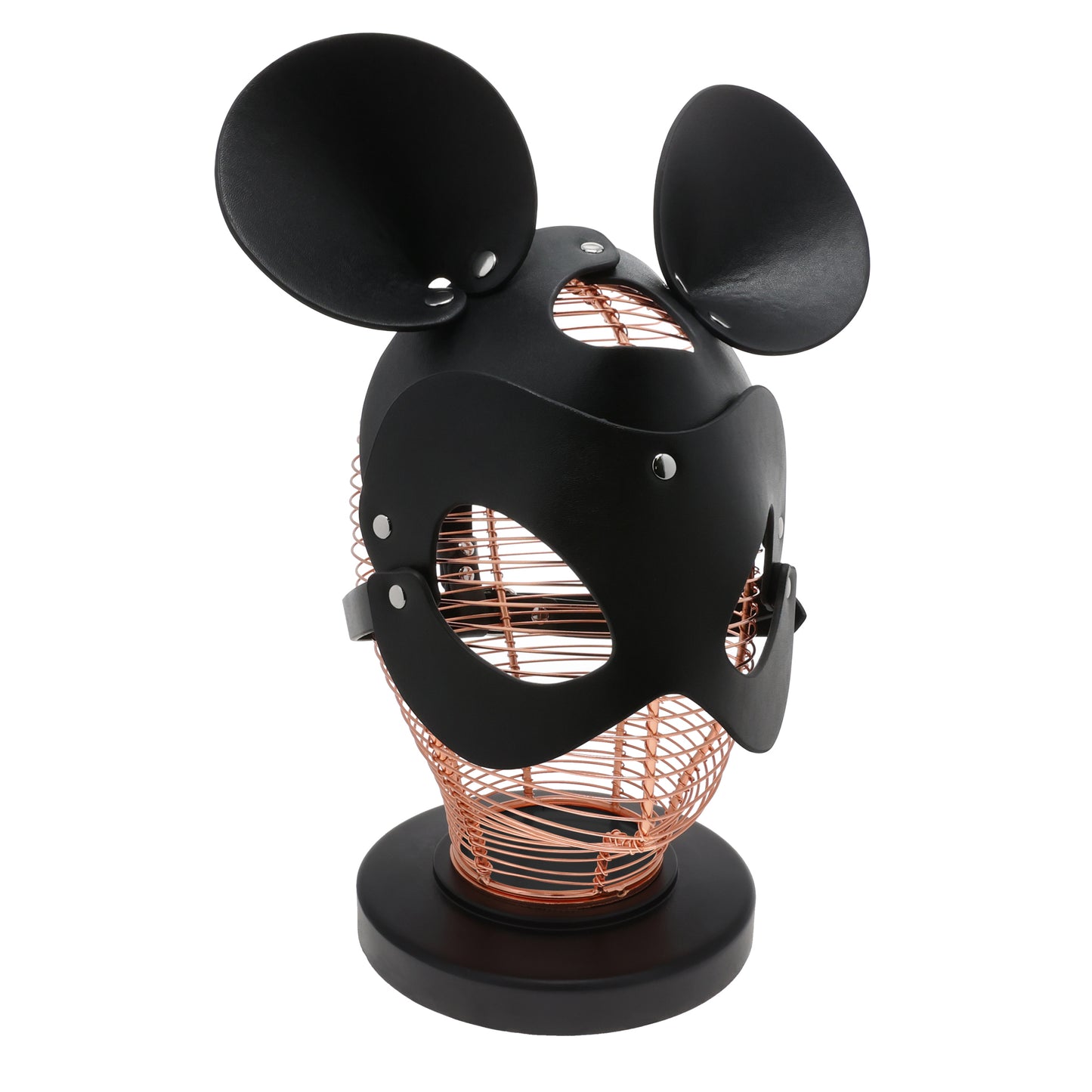 UNTAMED BLACK ADJUSTABLE MOUSE MASK