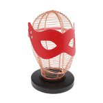 SEXCAPADES FAUX LEATHER CAT MASK W/ EARS