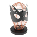 SEXCAPADES FAUX LEATHER STUDDED OWL MASK W/ EARS