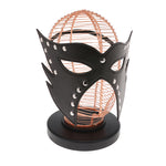 SEXCAPADES RED FULL FACE MASK W/RIVETS