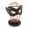 SEXCAPADES BLACK FAUX LEATHER STUDDES CAT EYE MASK