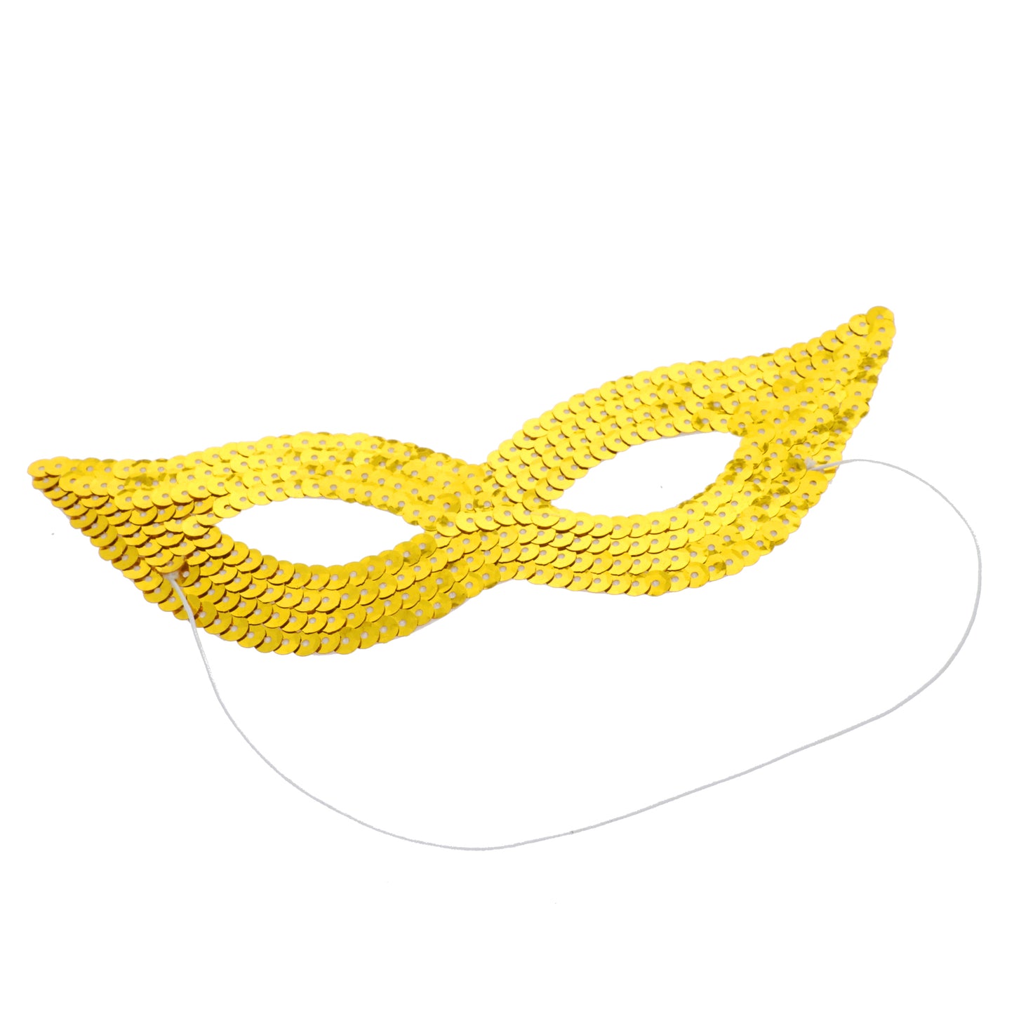 SEXCAPADES GOLD SEQUIN CAT EYE MASK