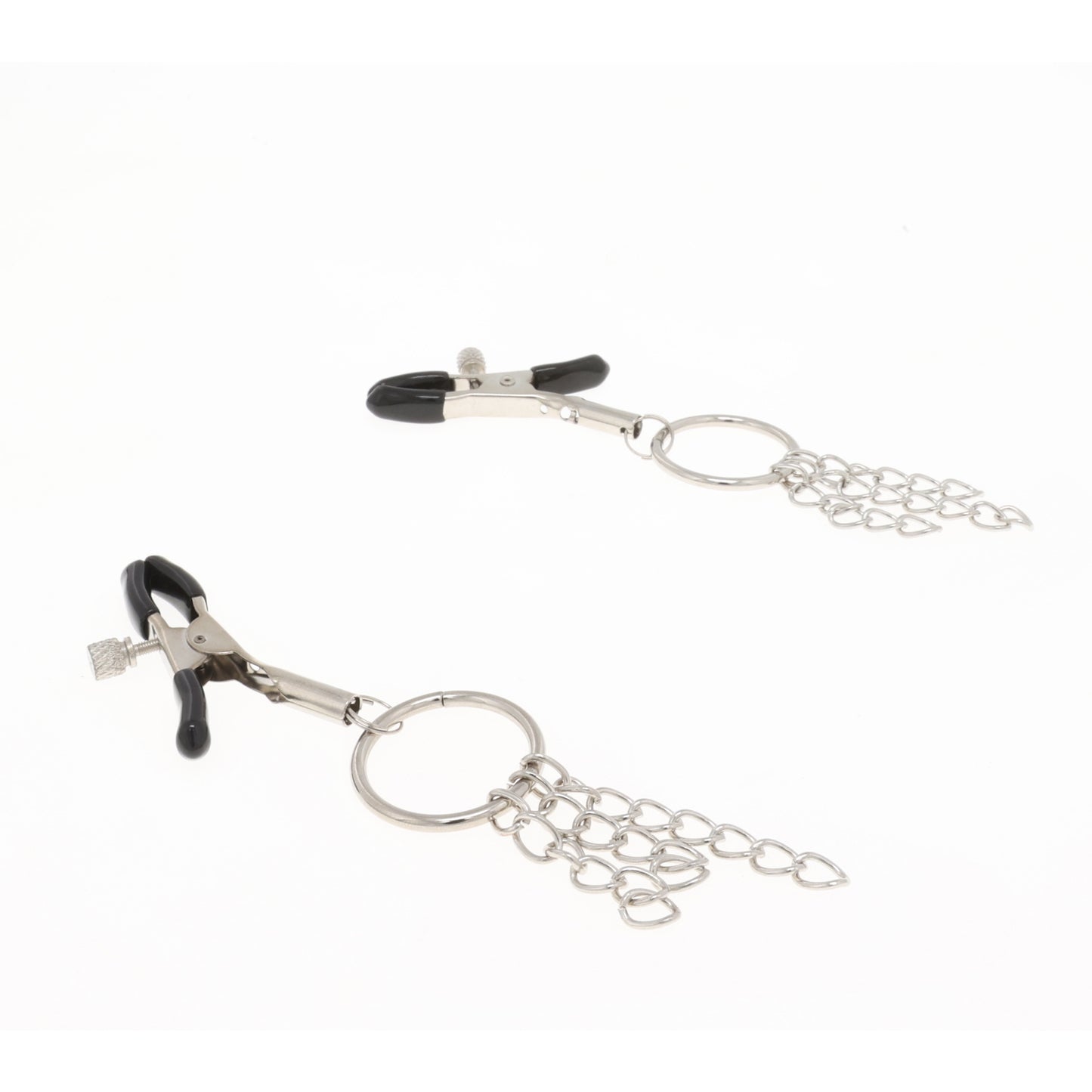 EFFECTIVE BEHAVIOR ADJUSTABLE NIPPLE CLAMPS W/ RING AND CHAIN