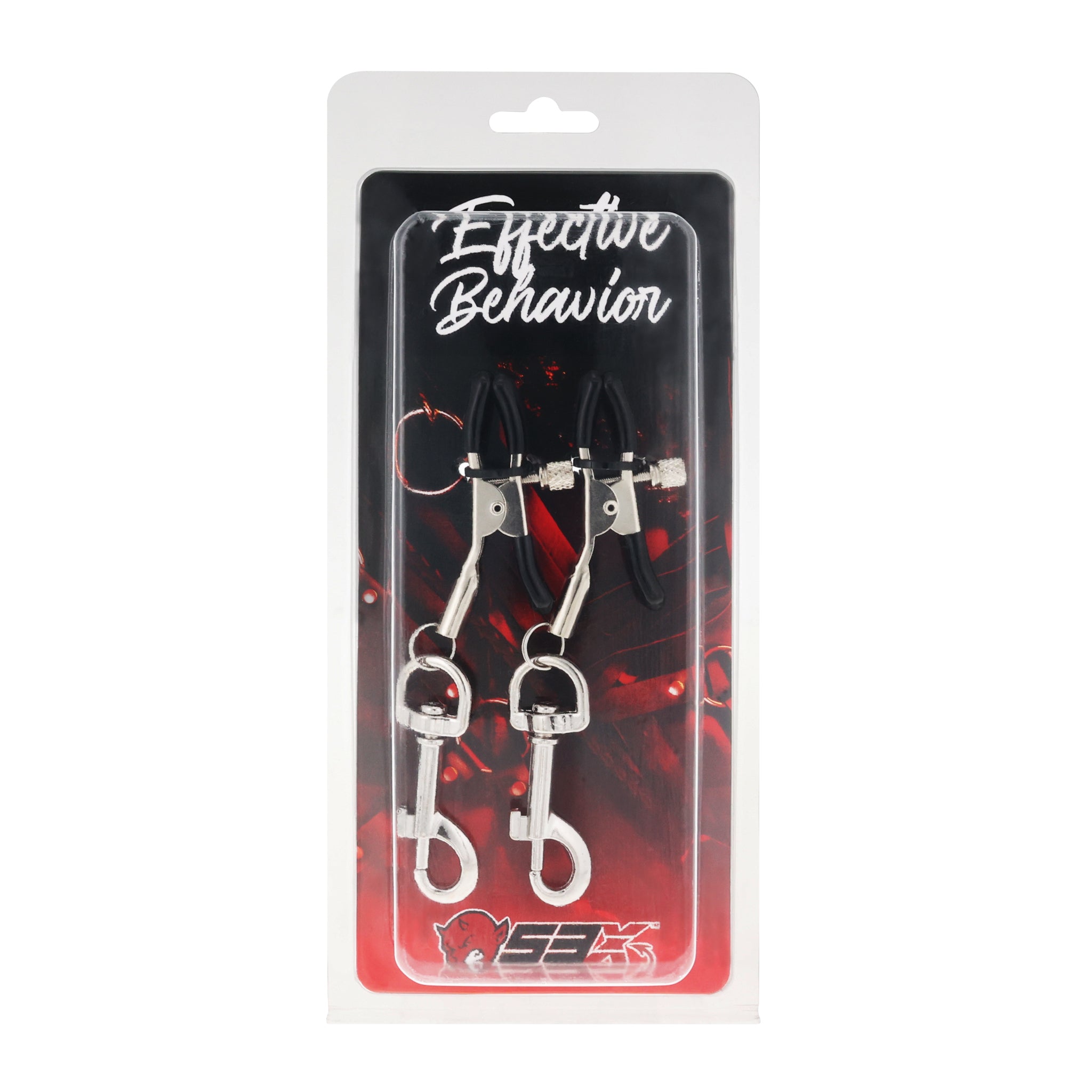 EFFECTIVE BEHAVIOR ADJUSTABLE NIPPLE CLAMPS W/ CLASP