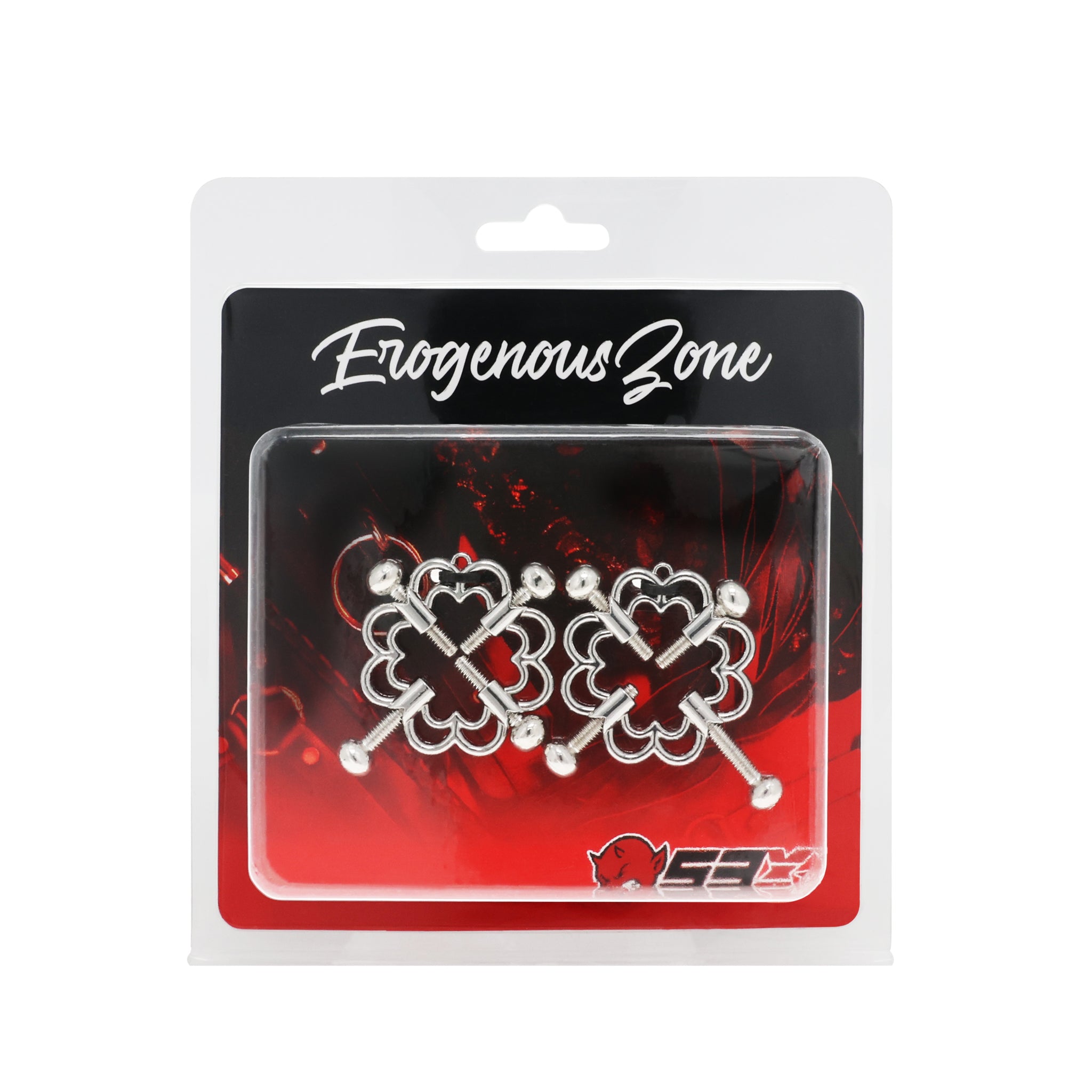 EROGENOUS ZONE FLOWER 4-WAY ADJUSTABLE NIPPLE CLAMPS